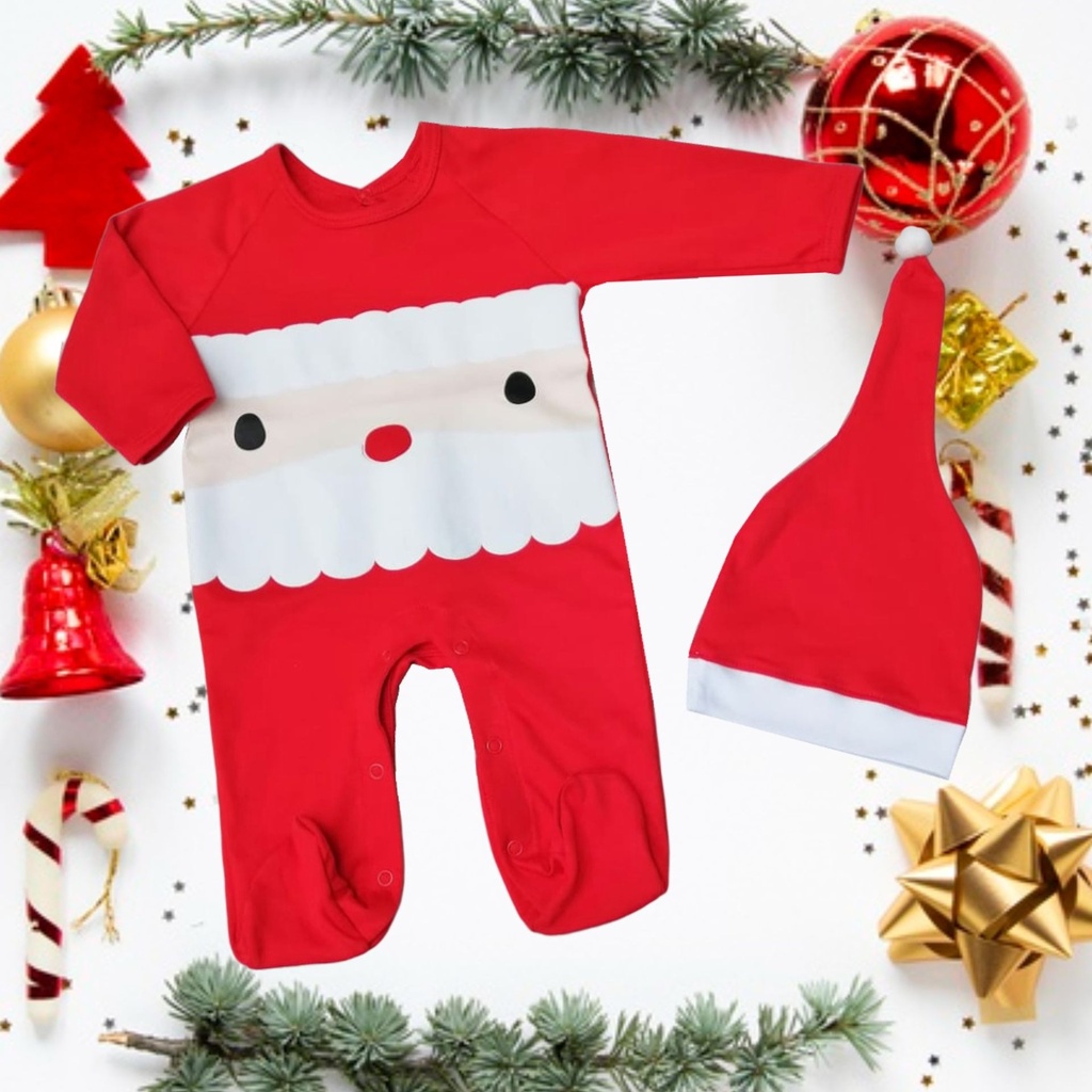 Enterizo Navideño | Papa Noel con Gorro