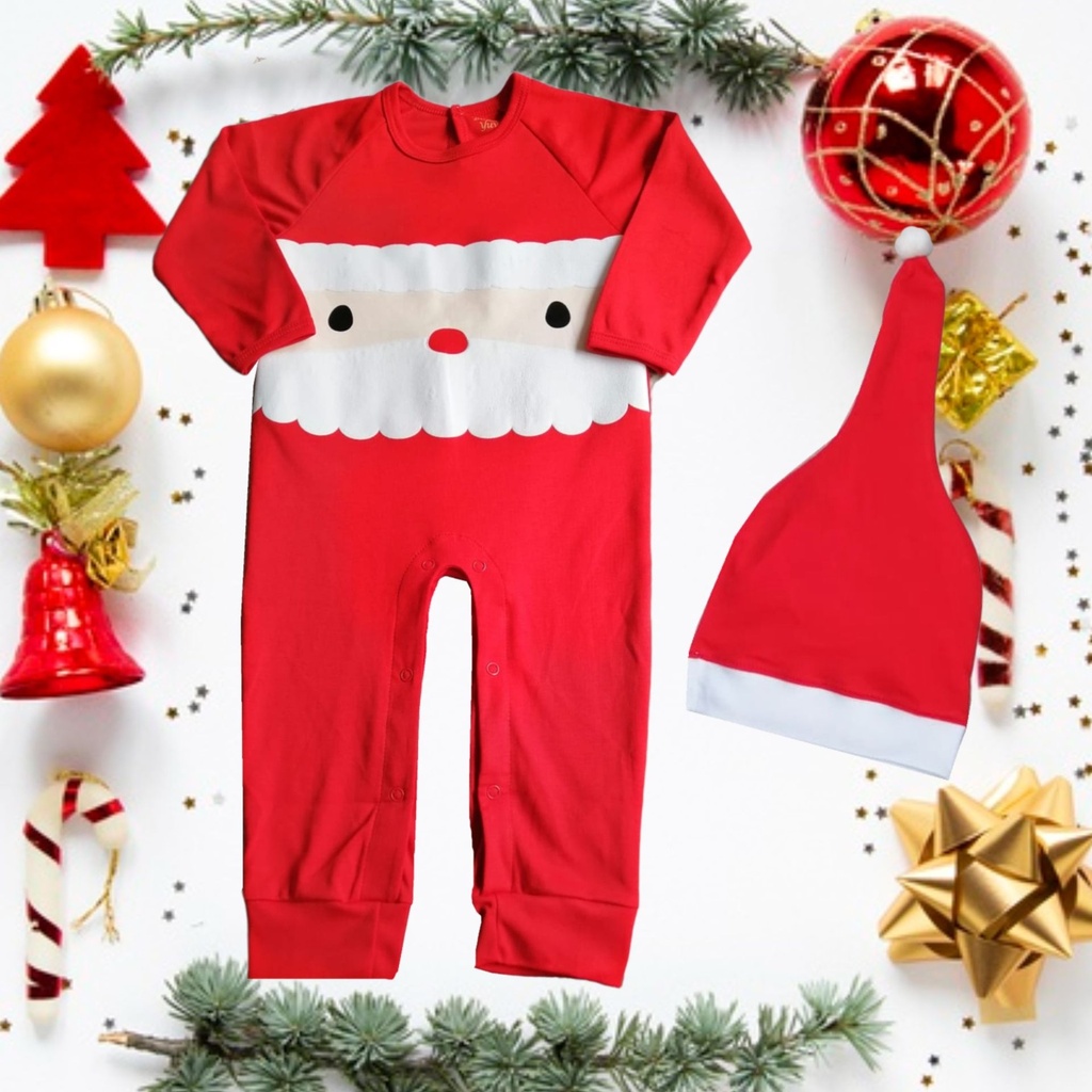 Enterizo Navideño | Papa Noel con Gorro