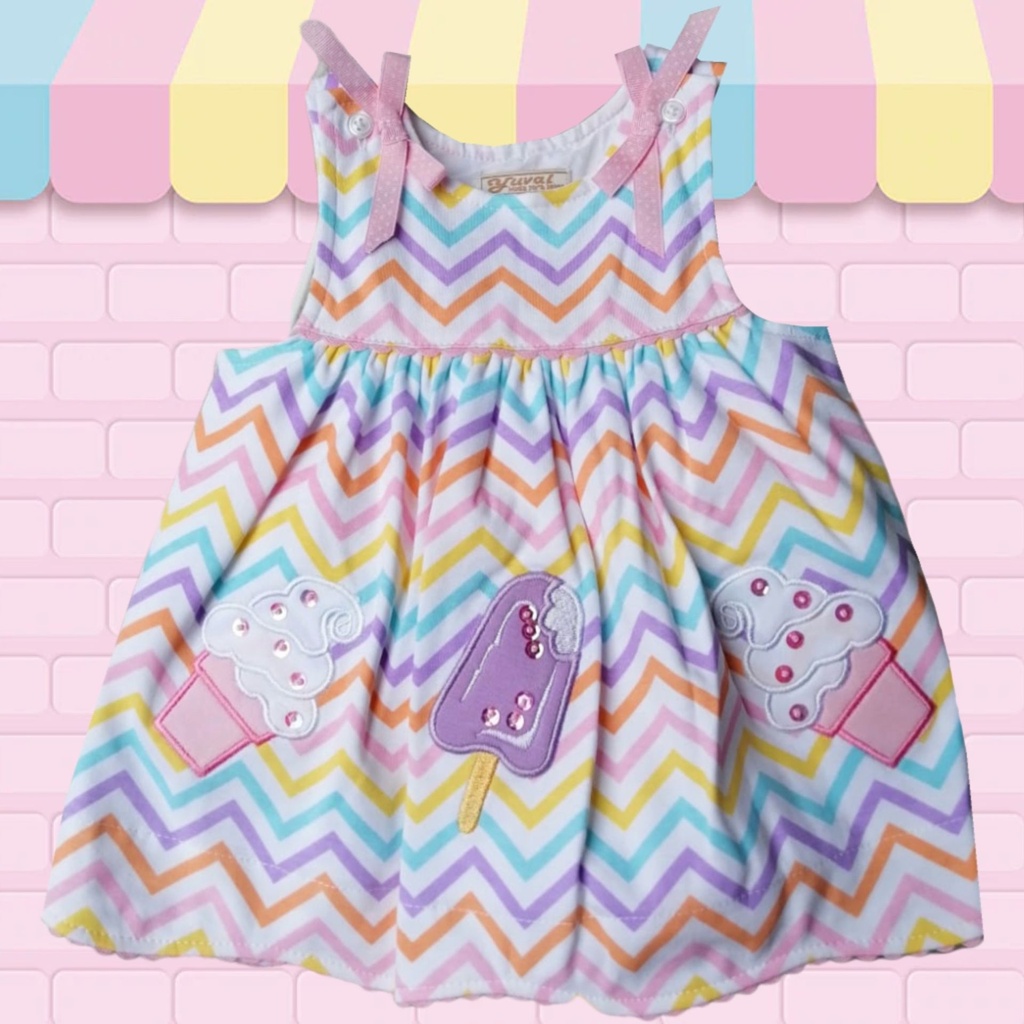 Vestido de Algodón Ice Cream