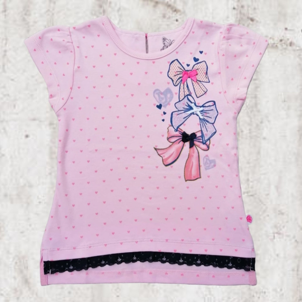 Polo Manga Corta con Diseño Niña