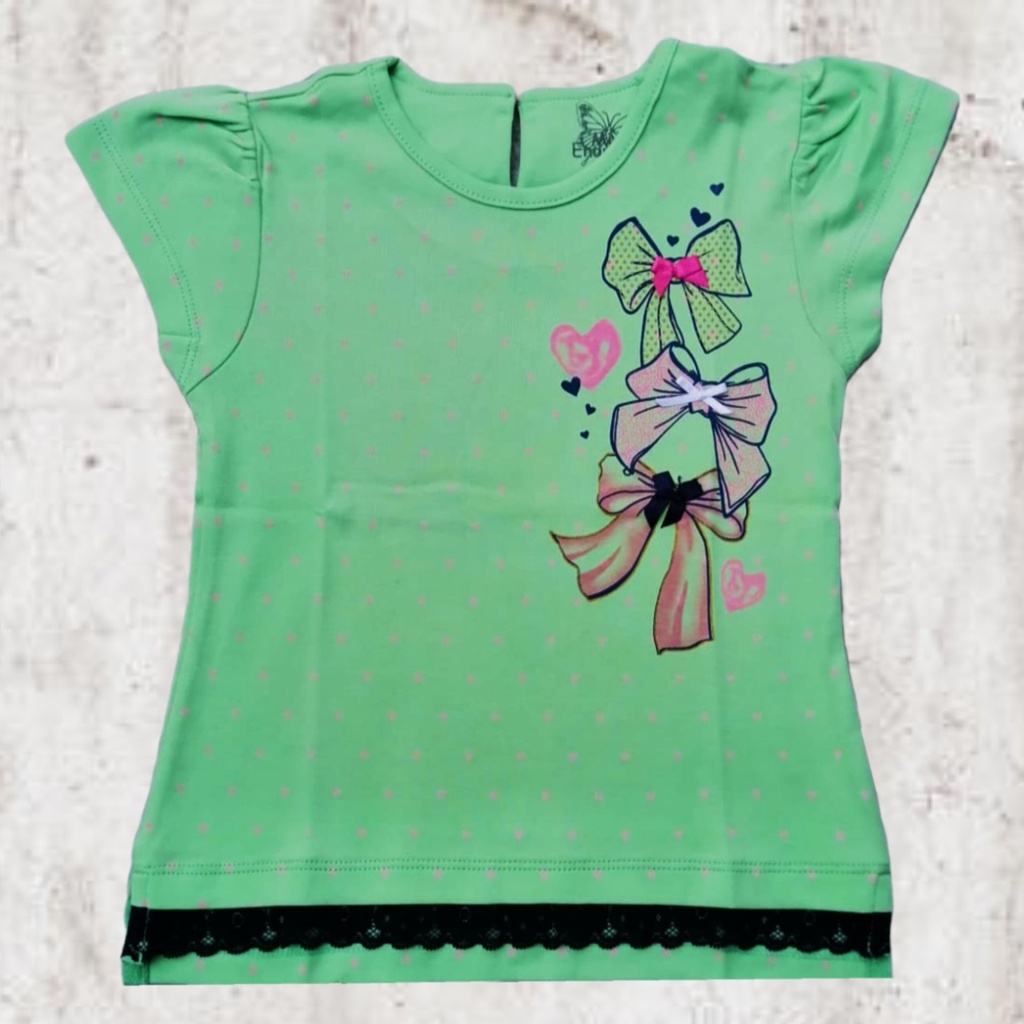Polo Manga Corta con Diseño Niña