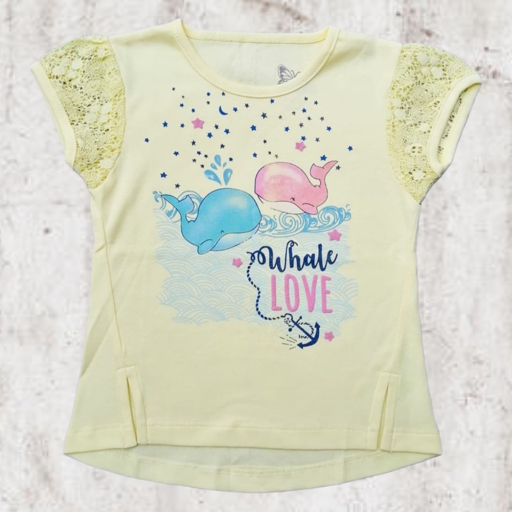 Polo Manga Corta con Diseño Niña