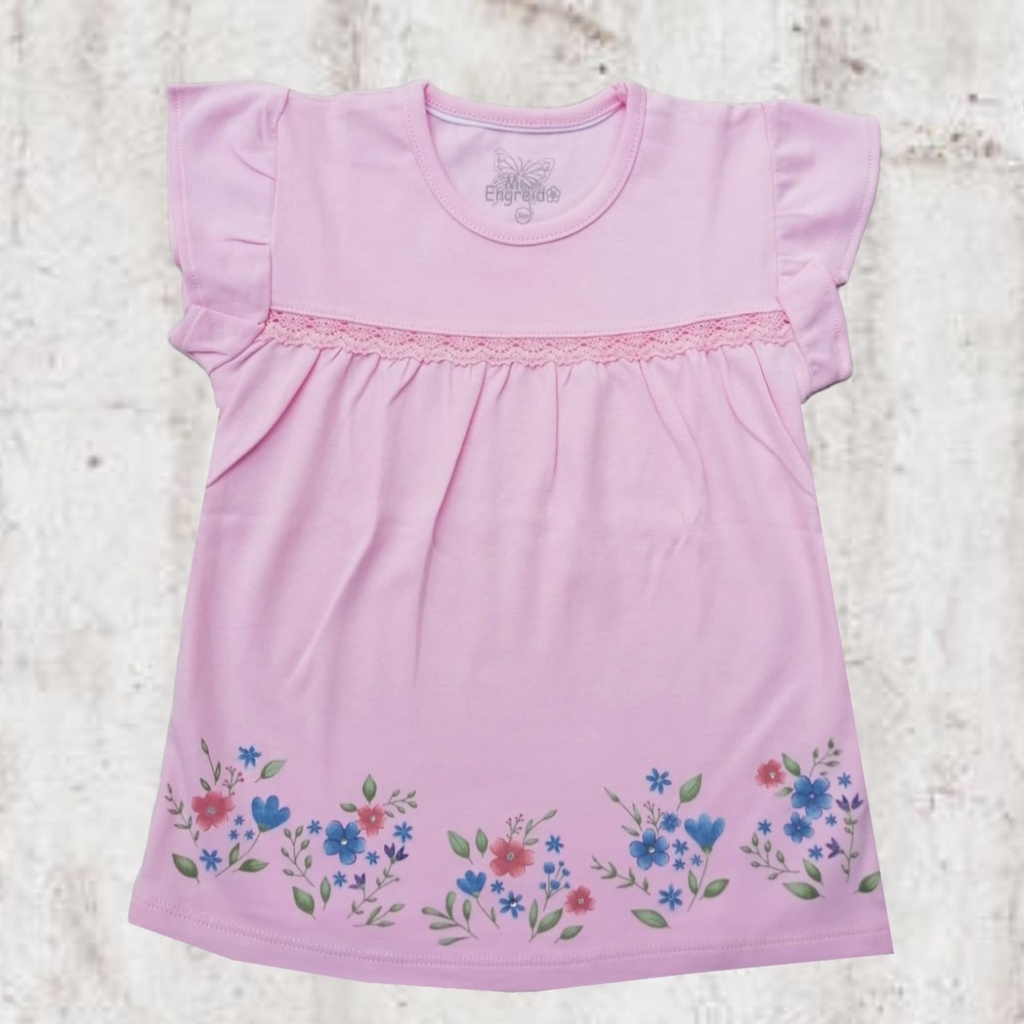 Polo Manga Corta con Diseño Niña