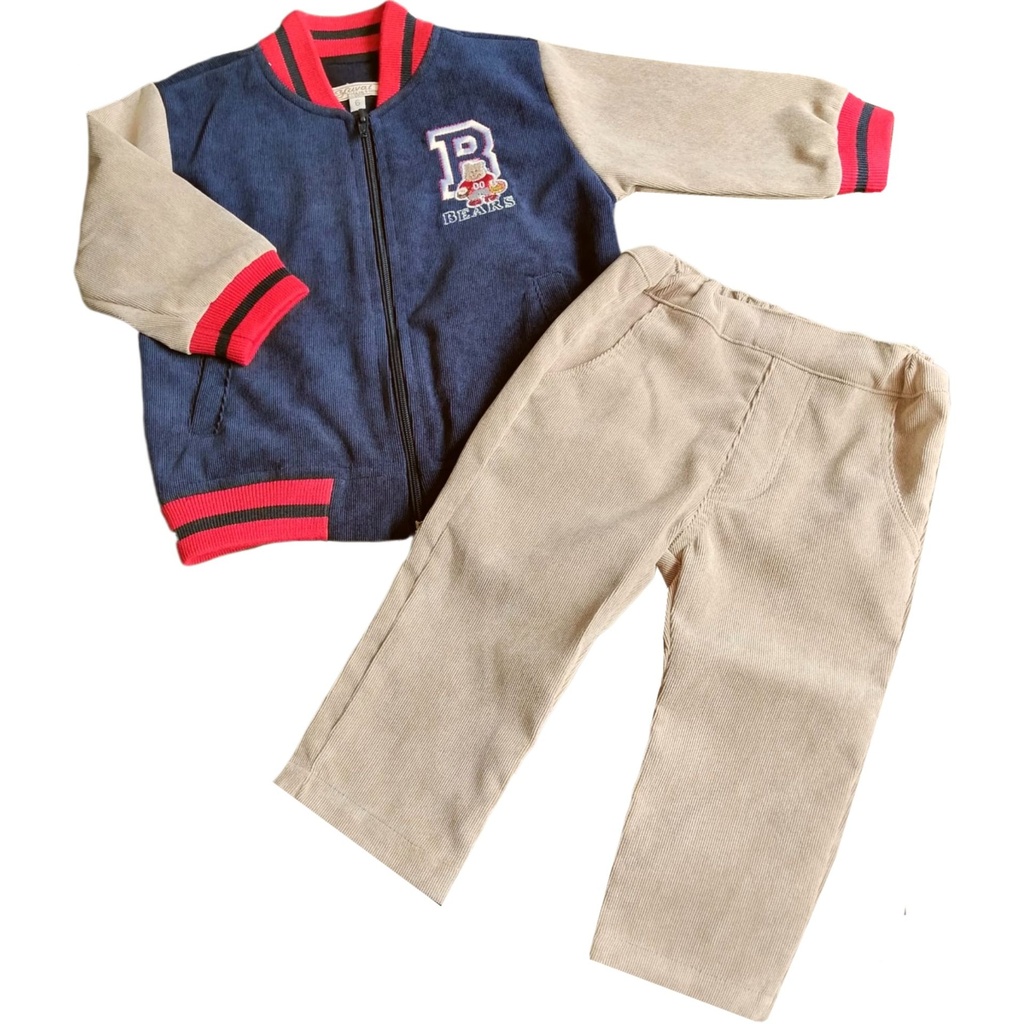 Conjunto Corduroy Bears