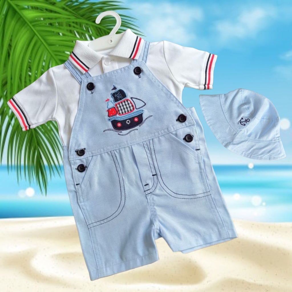 Conjunto Overol Corto Ship