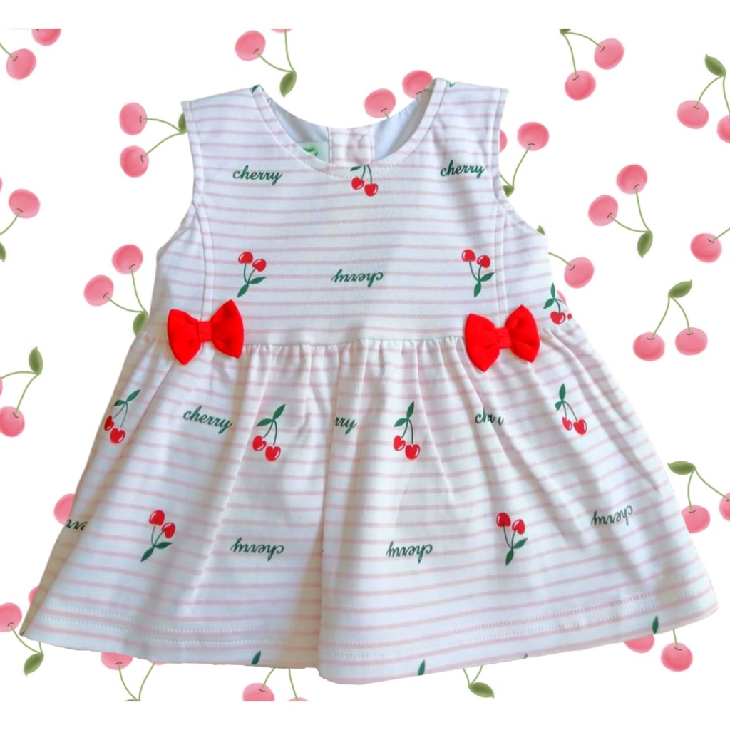 Vestido de Algodón Cherry