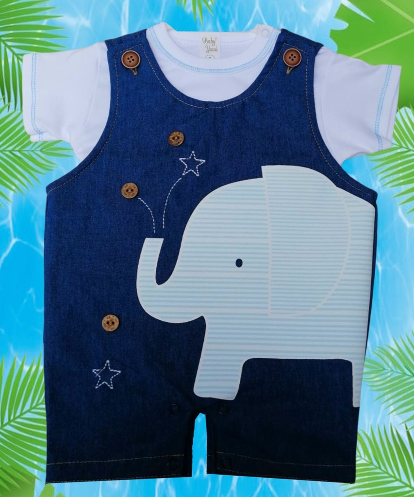 Overol Corto y Polo | Elephant