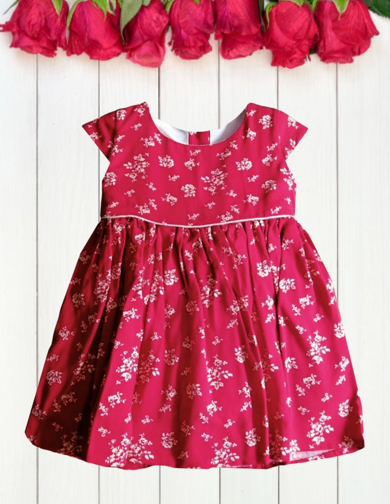 [VE080056] Vestido de Chalis Algodón Diana (T1)