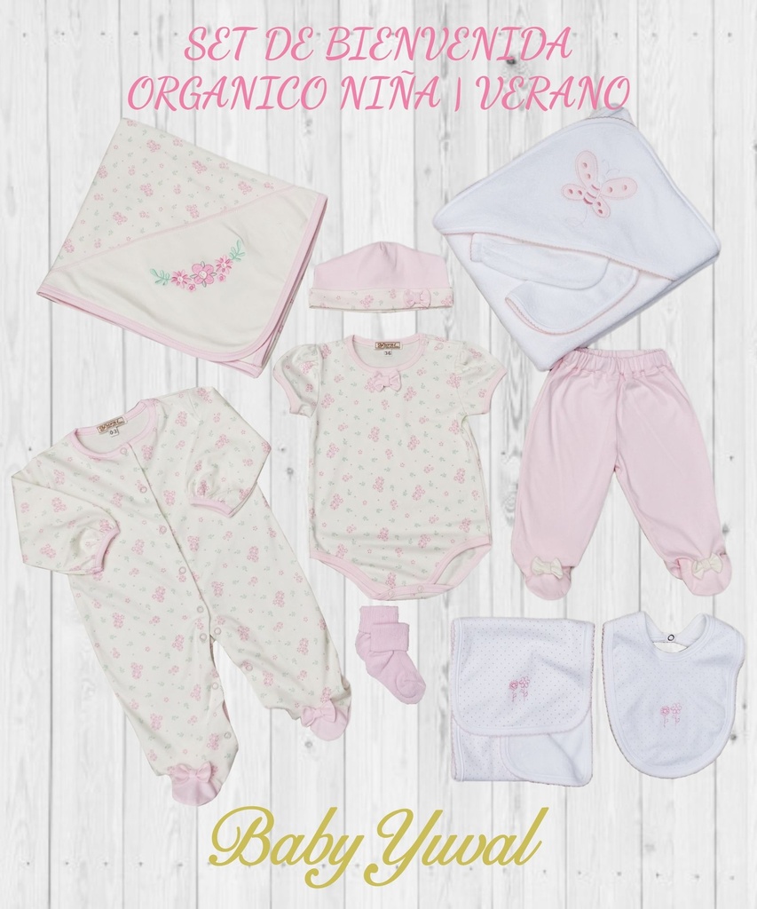 SET DE BIENVENIDA ORGÁNICO NIÑA | VERANO