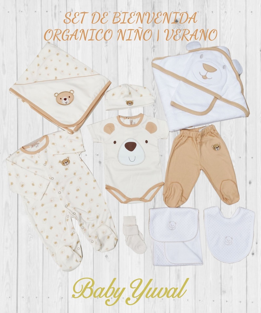 SET DE BIENVENIDA ORGÁNICO NIÑO | VERANO