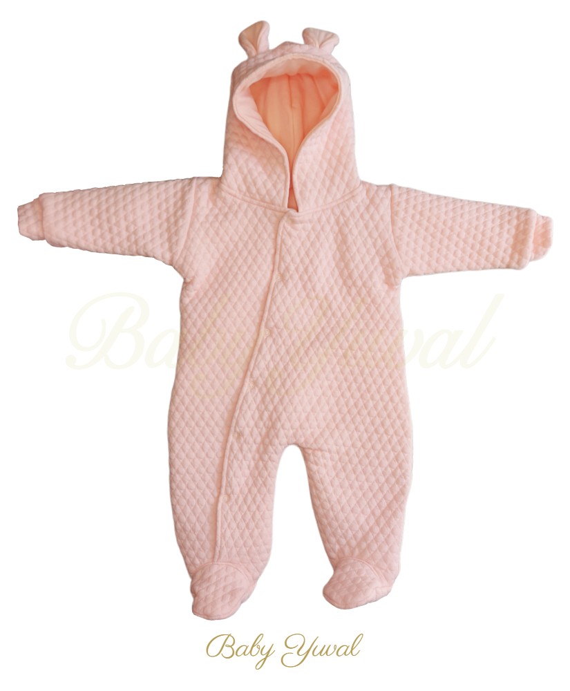 Enterizo Jacquard Acolchado | Colección Bear Melón