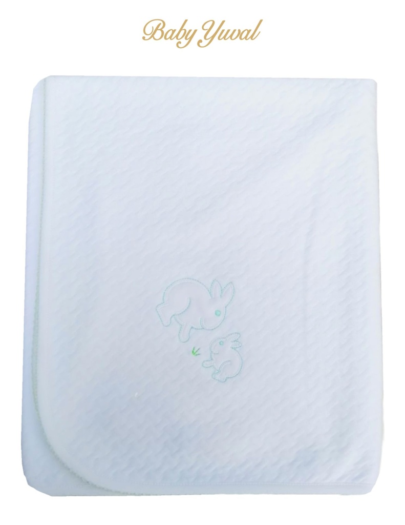Manta de Jacquard Algodón | Conejo