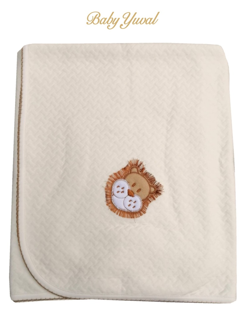Manta de Jacquard con Algodón León