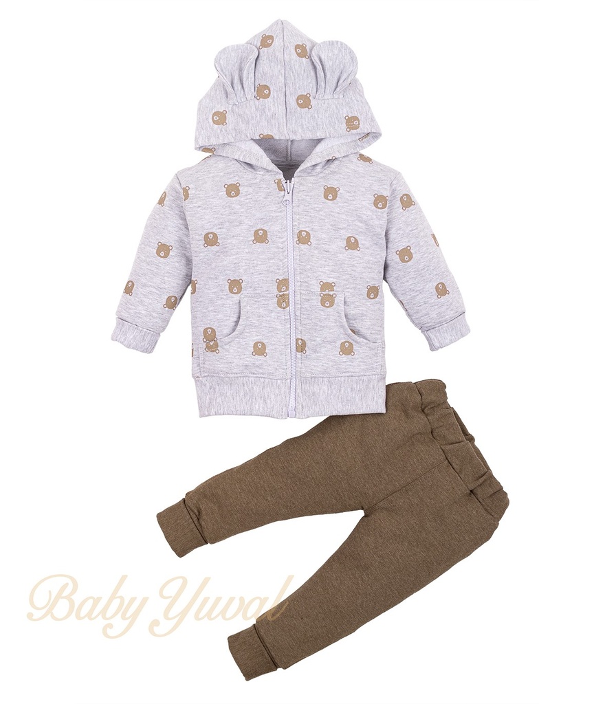Conjunto de Fresh Terry Algodón | Ositos