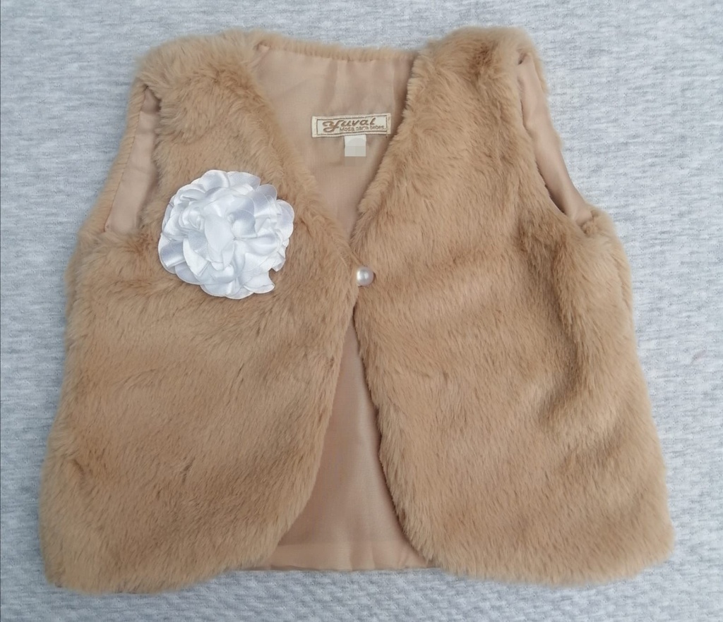 Chaleco de Peluche con Forro