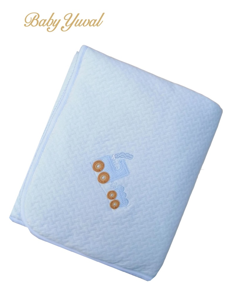 [MA097820] Manta de Jacquard Acolchada | Tren