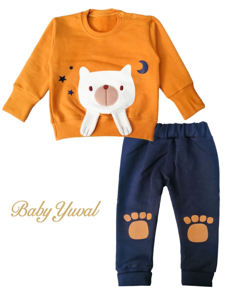 Conjunto de Franela Algodón | Little Oso