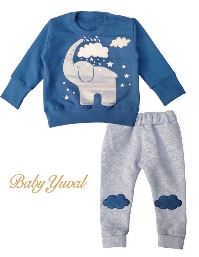 Conjunto de Franela Algodón | Little Elefante