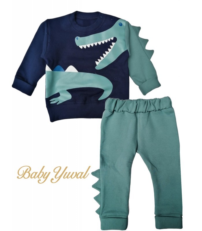 Conjunto de Franela Algodón | Little Dino