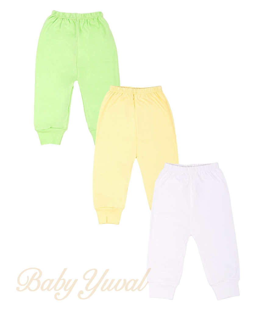 Tripack pantalón sin pie algodón pima | Colección Yoshua