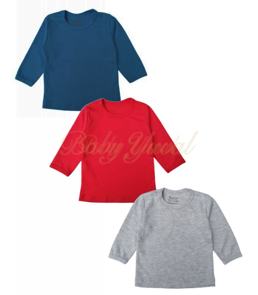 Tripack Polo Manga Larga algodón pima | Colección Mateo
