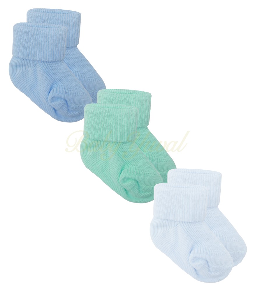 Tripack de Medias Acanaladas de Algodón | Colección Enzo