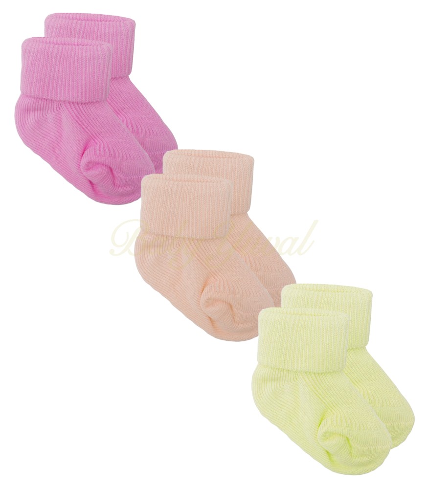 Tripack de Medias Acanaladas de Algodón | Colección Mia