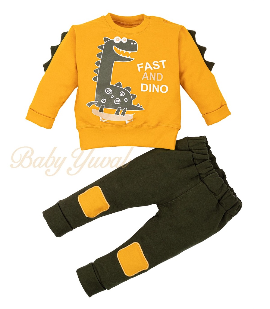 Conjunto de Fresh Terry Algodón | Fast and Dino