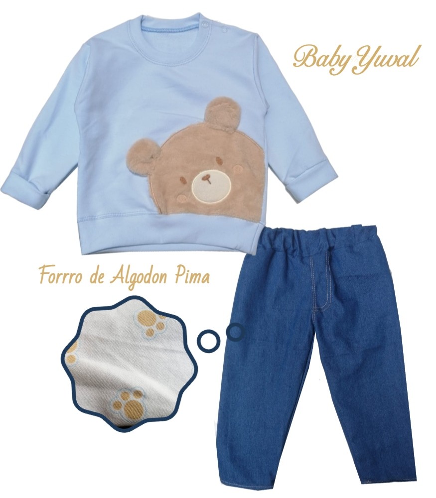 Conjunto de Fresh Terry Algodón | Osito Dream