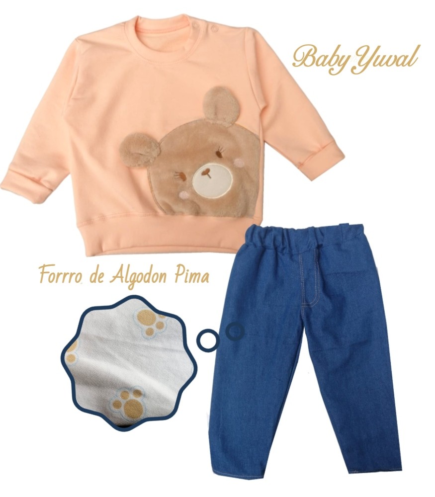 Conjunto de Fresh Terry Algodón | Osita Dream