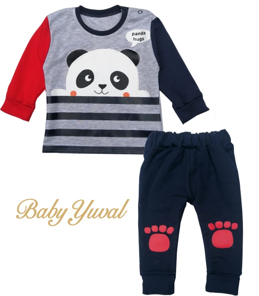 Conjunto de Algodón | Panda Hugs