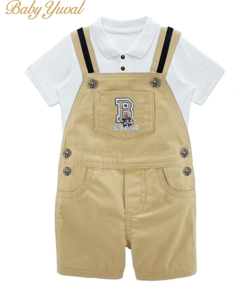 Overol Corto y Polo Camisero | Bears