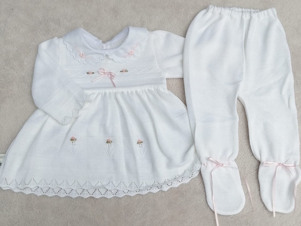[VE097712] Vestido de Hilo Algodón (Blanco)