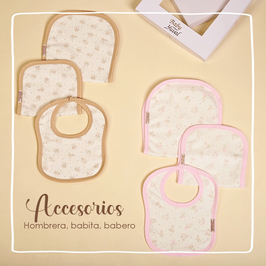 Tripack de Babero - Babita - Hombrera | Accesorios