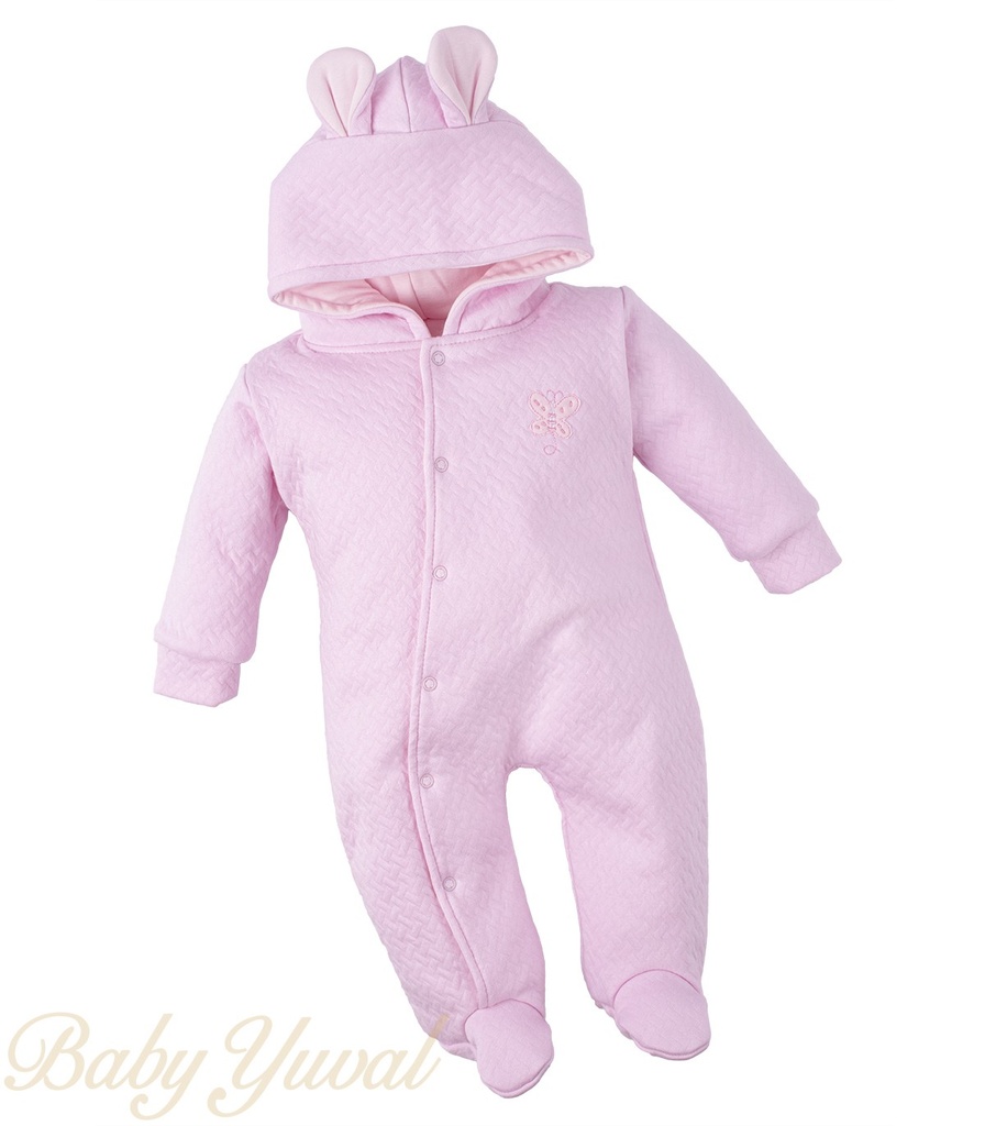Enterizo Acolchado Jacquard con Algodón Pima | Rosada