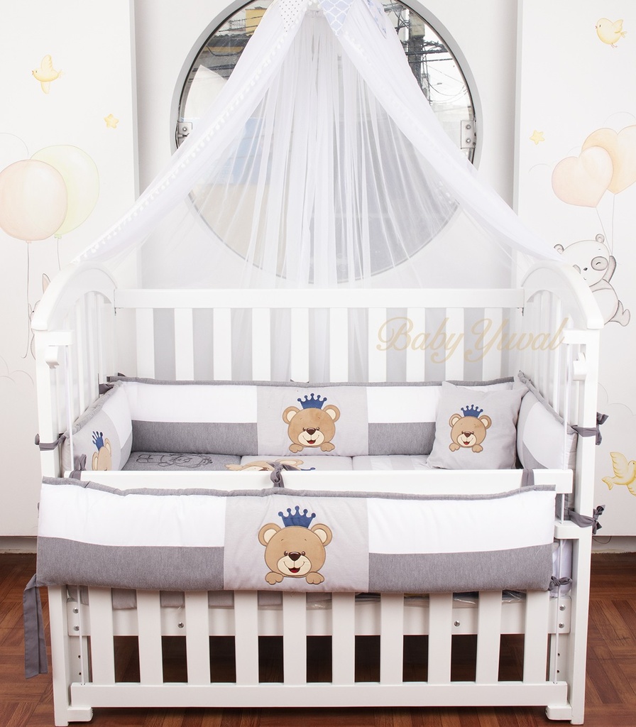 Set de Cuna Osito Rey | Premium Pique