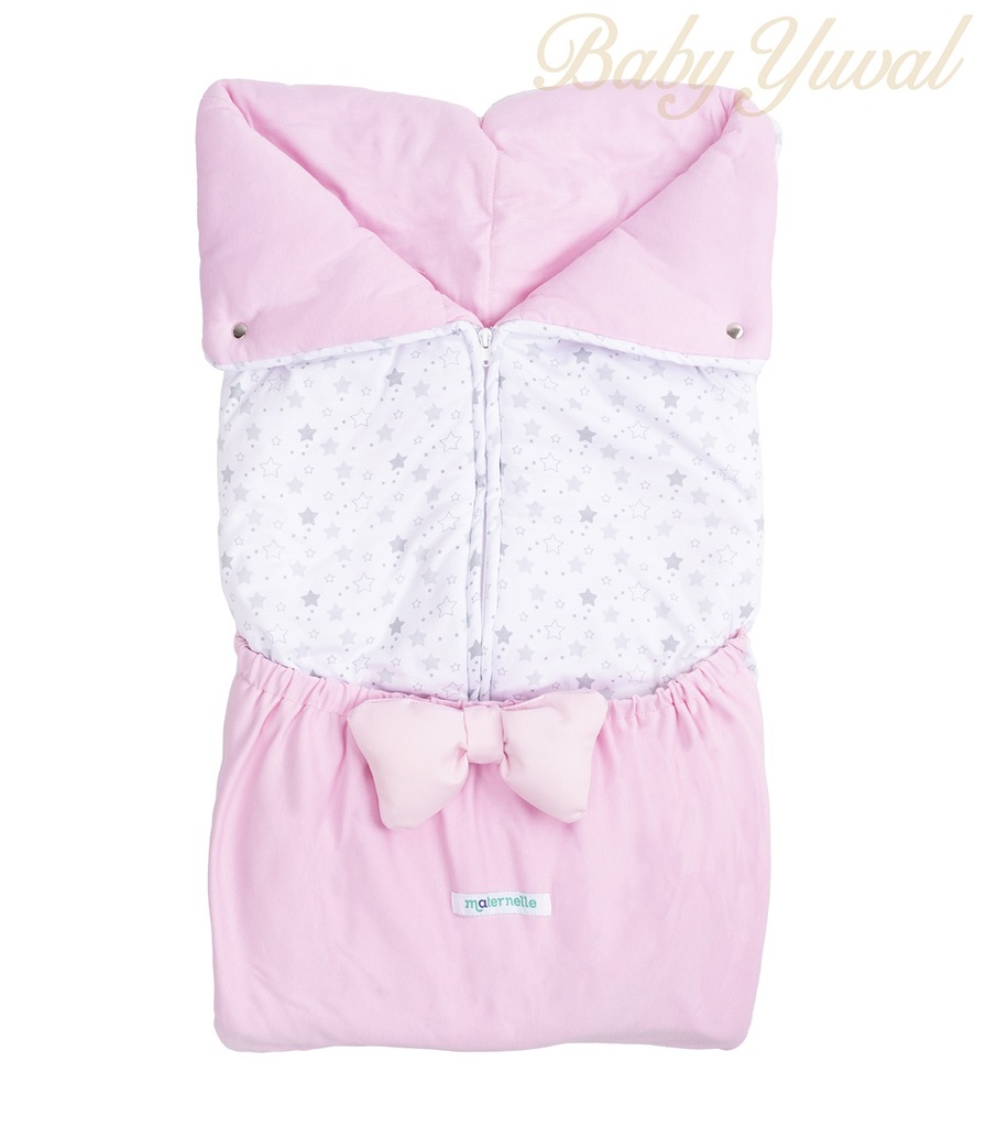 Sleeping Porta Bebé 2 en 1 | Estrellas Rosado