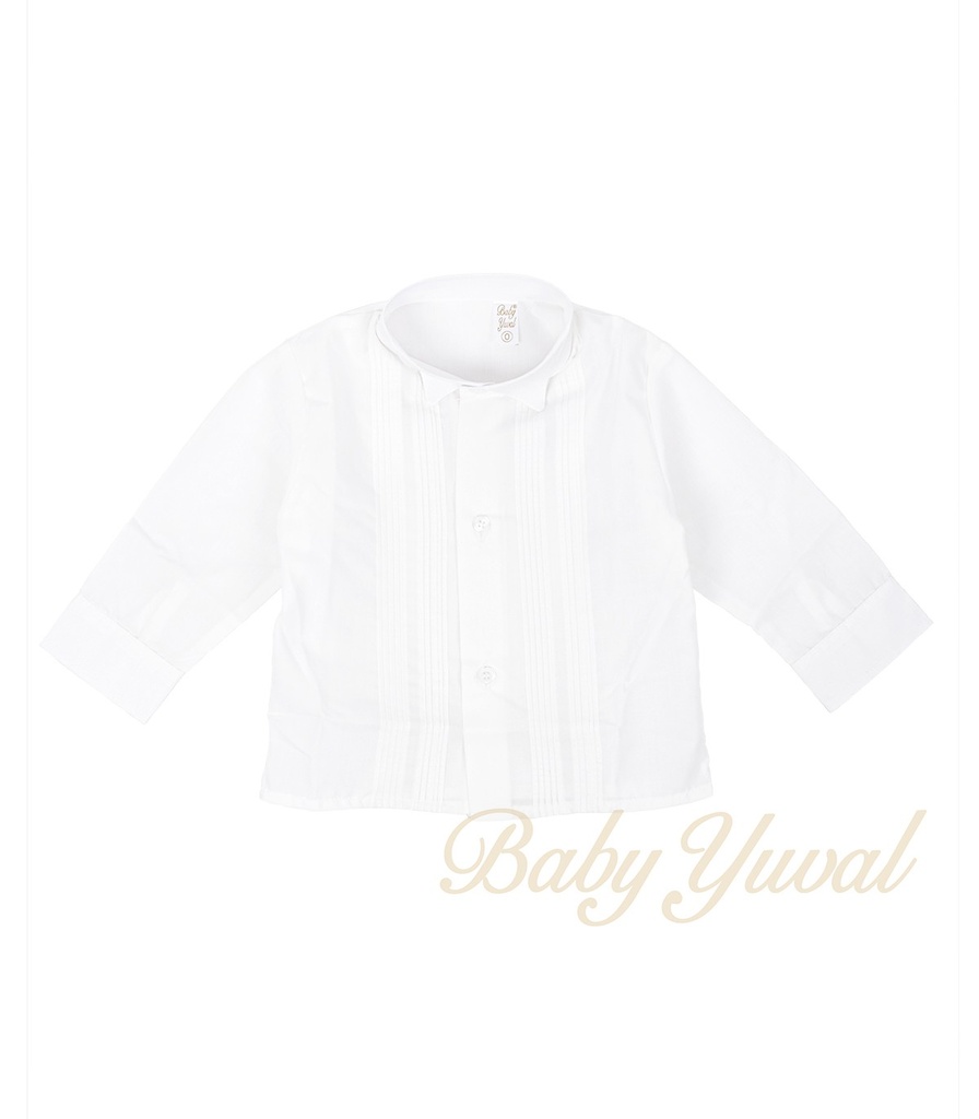 Camisa Manga Larga | Cuello Alado