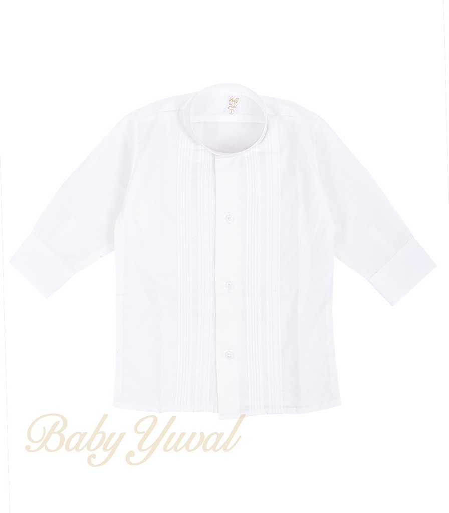 Camisa Manga Larga | Cuello Mao