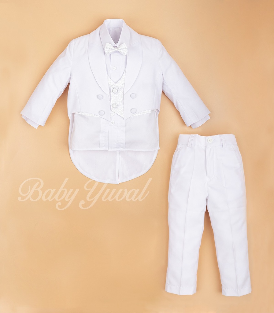 Terno Smoking Blanco | Colección Milán