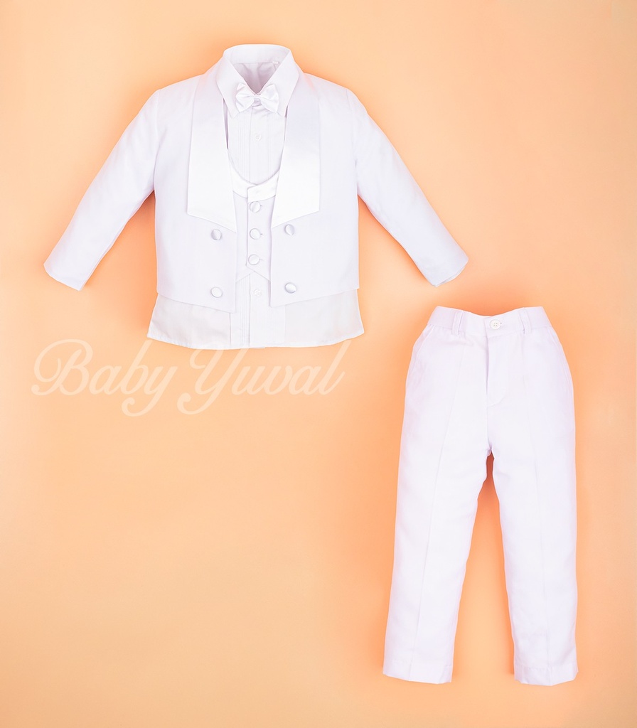 Terno Smoking Blanco | Colección Elegante