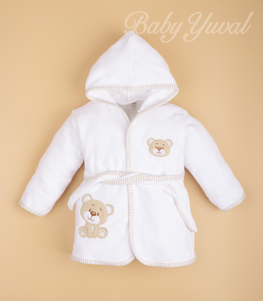 Salida de Baño 100% Algodón | Osito Beige