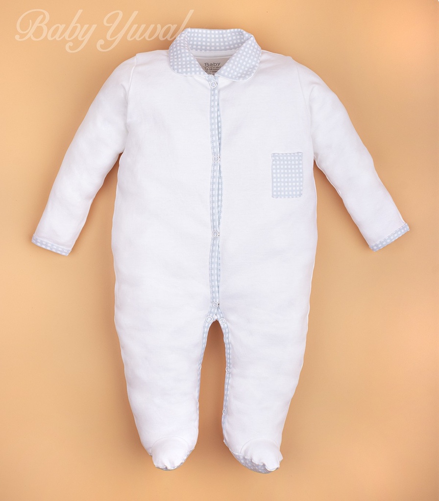 Enterizo de Algodón | White Square Boy