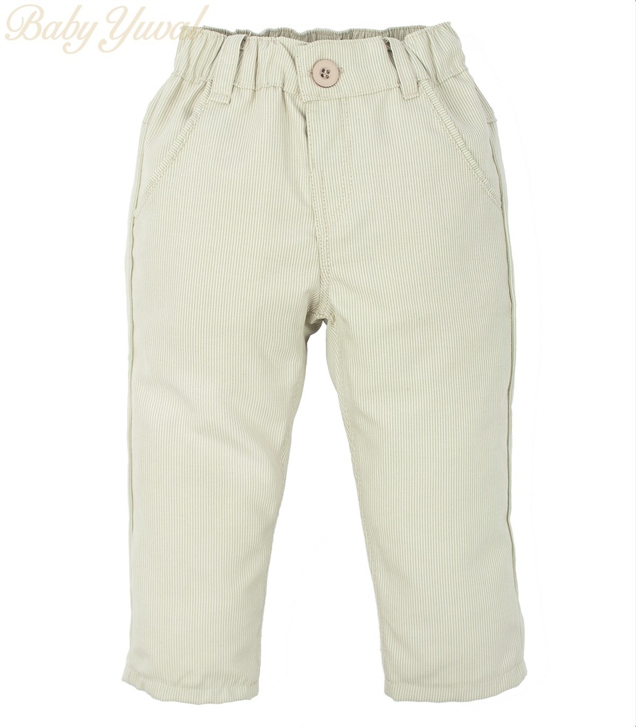 Pantalón Drill Acanalado | Beige