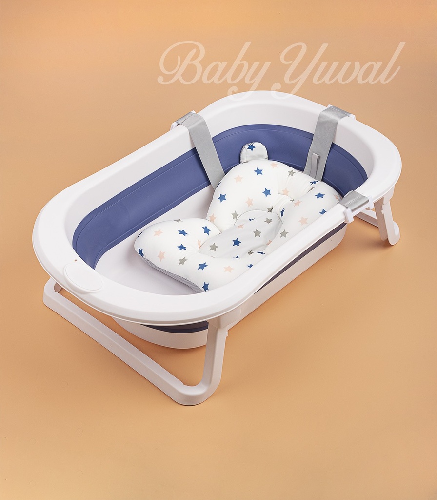 Bañera Tina de Baño para Bebé Plegable | Azul