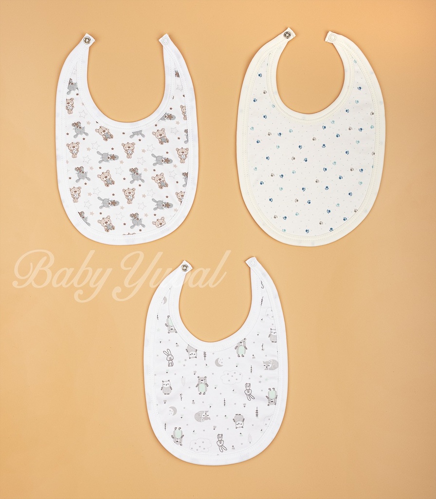Tripack de Baberos con broche | Novak