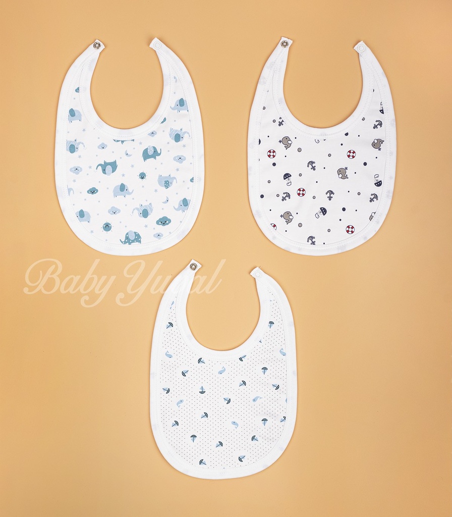 Tripack de Baberos con broche | Rafa