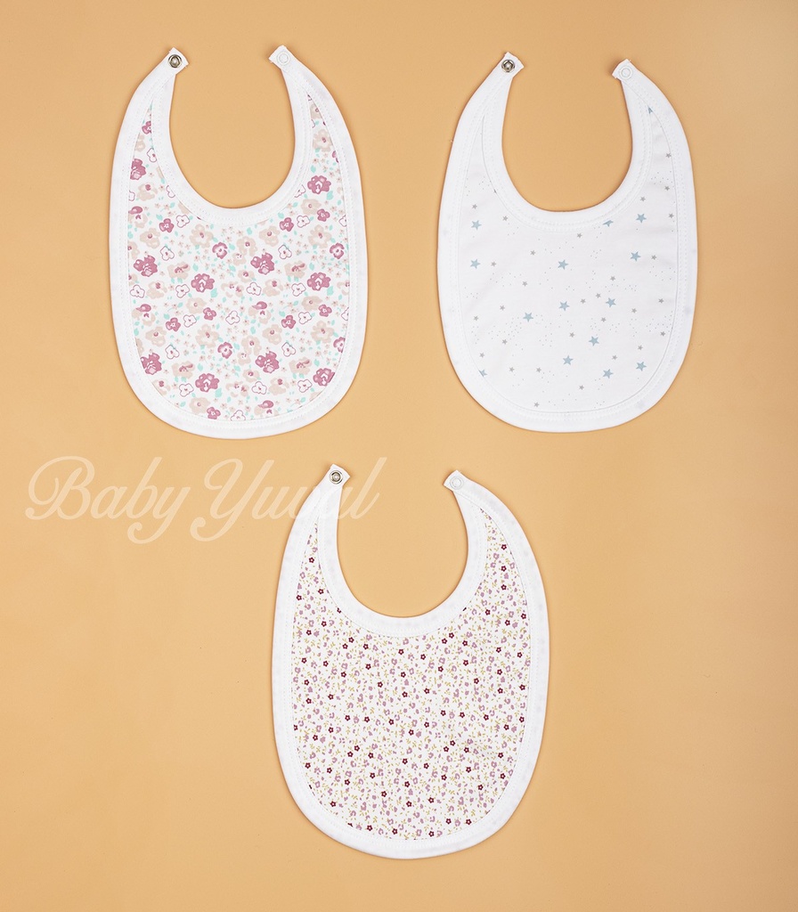 Tripack de Baberos con broche | Selena