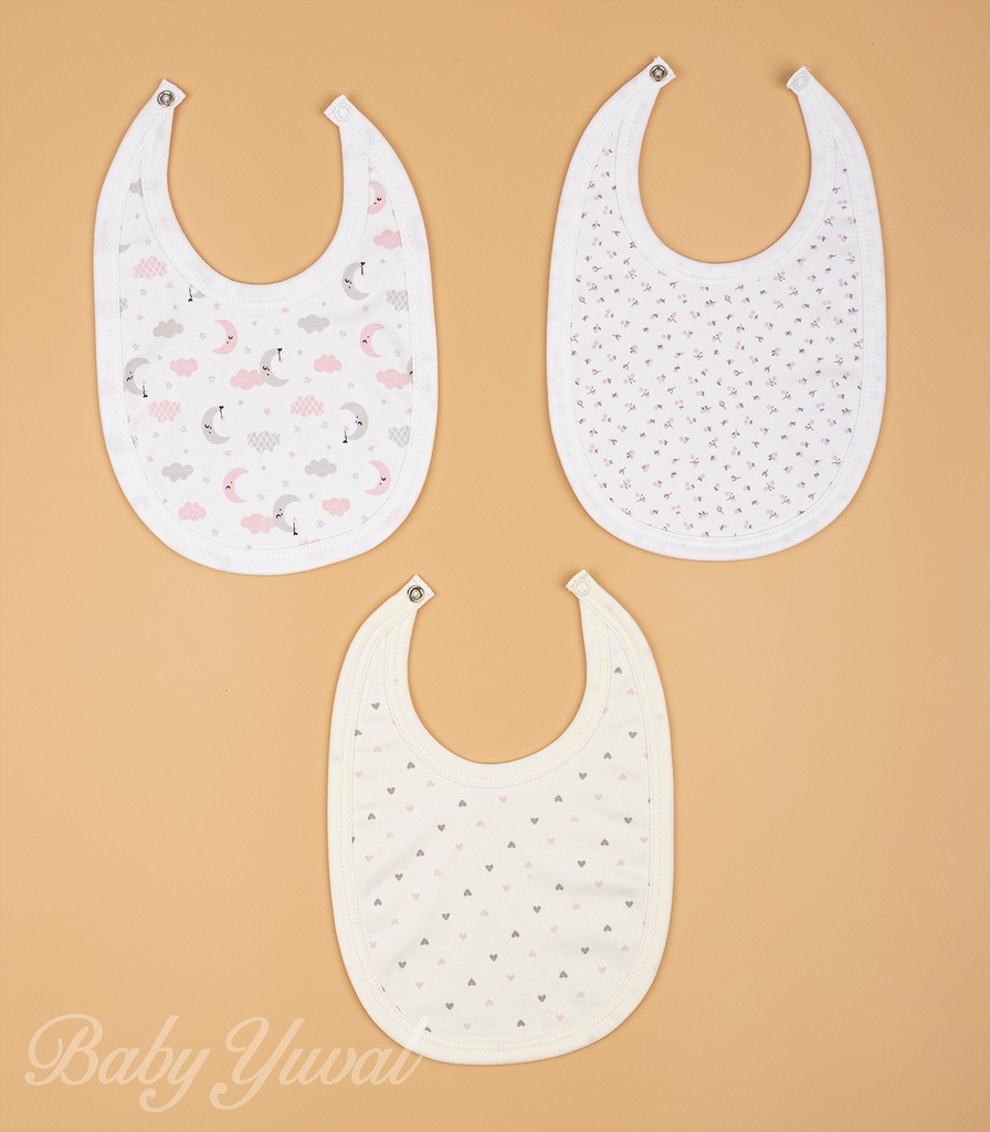 Tripack de Baberos con broche | Alessia