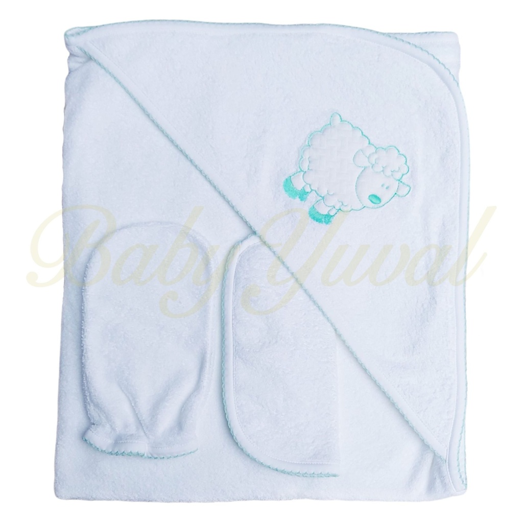 Toalla 100% Felpa Algodón Doble Modelo Oveja